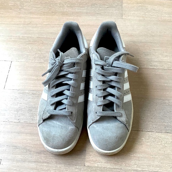 adidas gazelle silver green womens Adidas Campus ADV Shoes - Grey Two / FTWR White / Gold Metallic